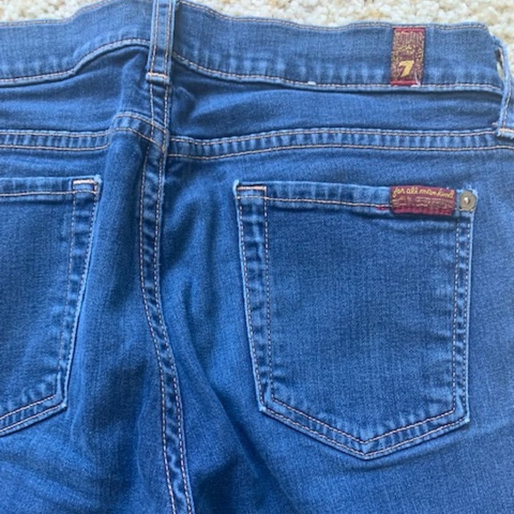 Seven Slim Fit Blue Jeans